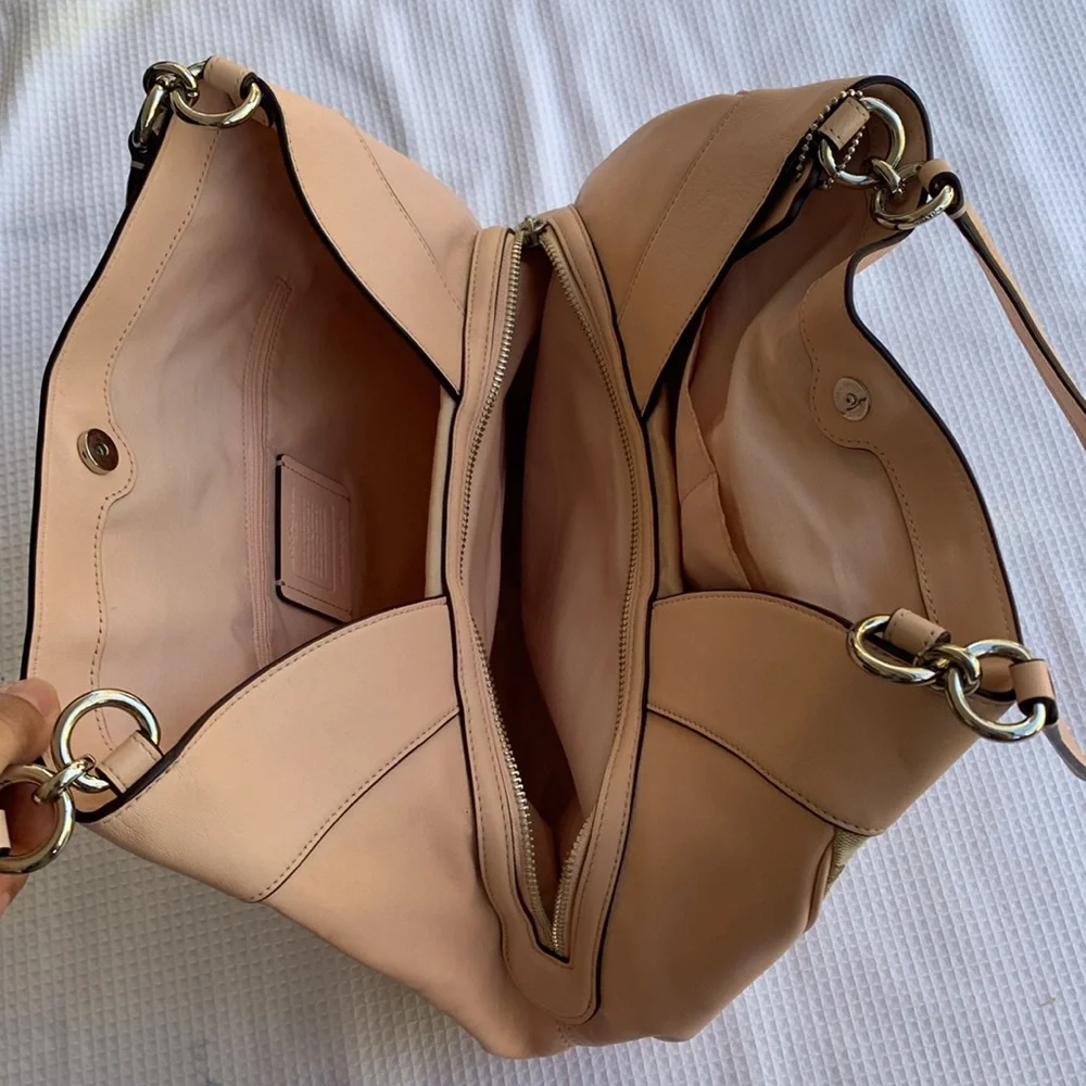 Coach signature satchel bag